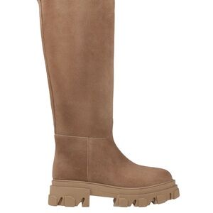Elegant Tan Over the Knee Boots